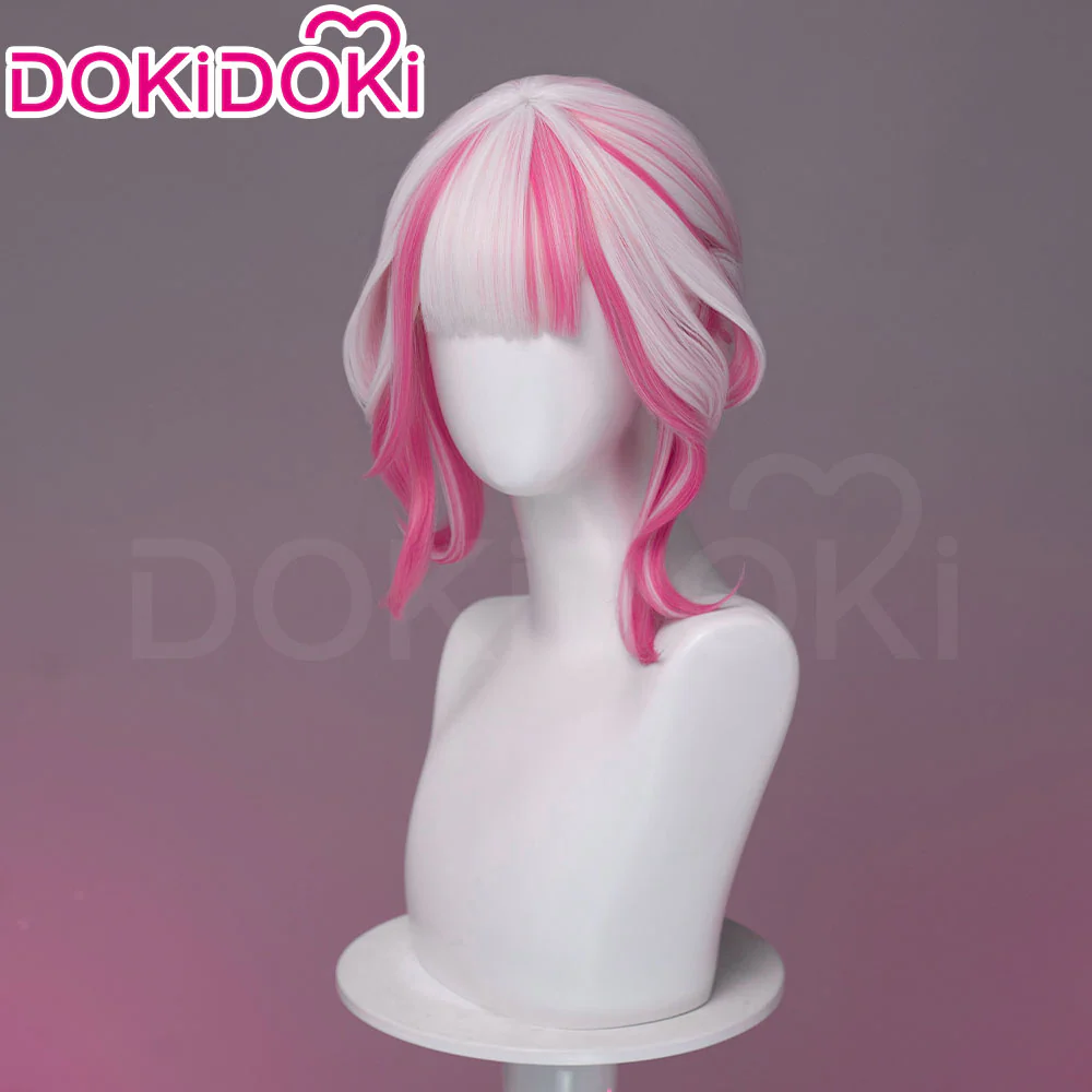 【Ready For Ship】DokiDoki Game Cosplay Woman Wig Long Straight Black Purple Vengeance Skin Blood Kariudo Daring Daifuku - Image 18