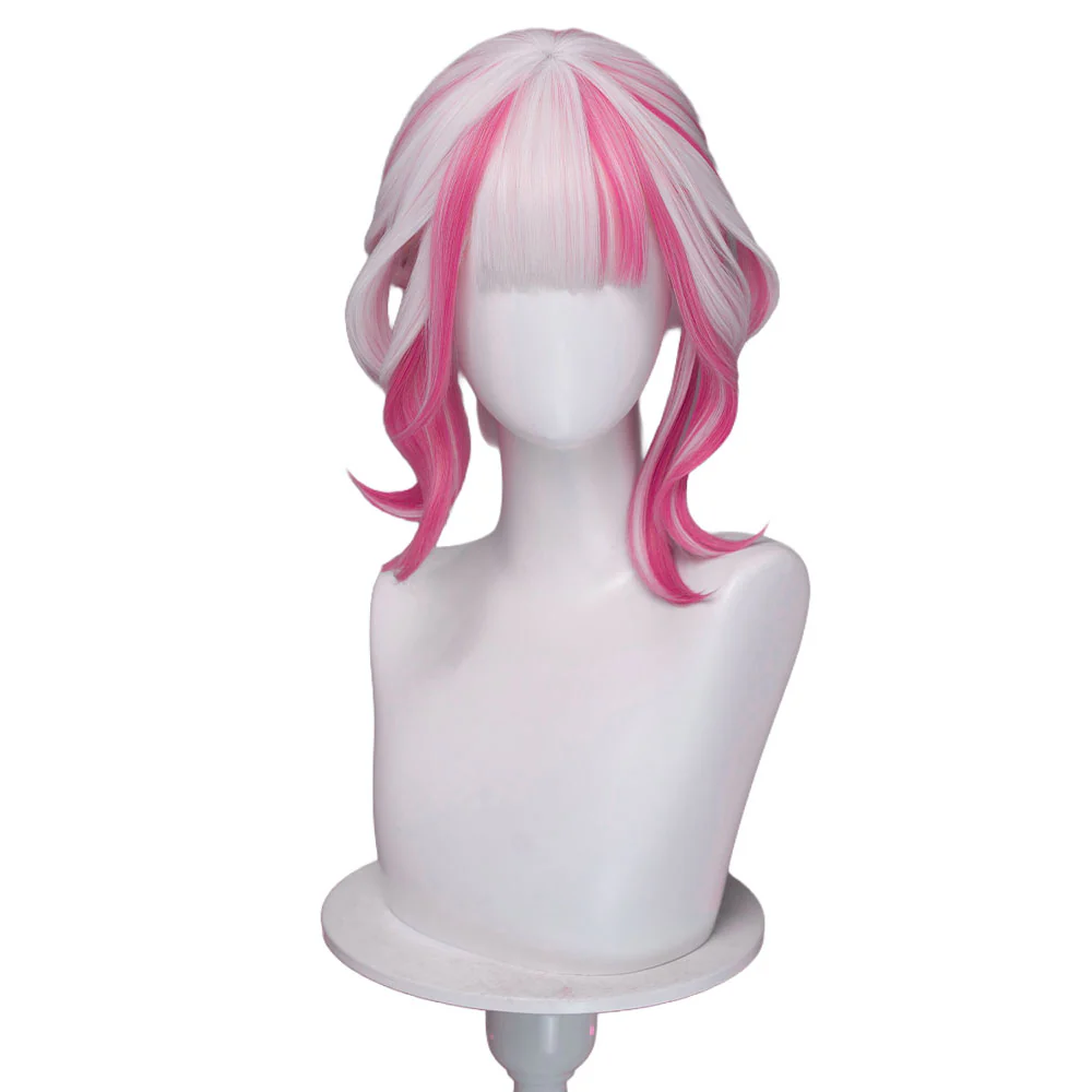 【Ready For Ship】DokiDoki Game Cosplay Woman Wig Long Straight Black Purple Vengeance Skin Blood Kariudo Daring Daifuku - Image 23