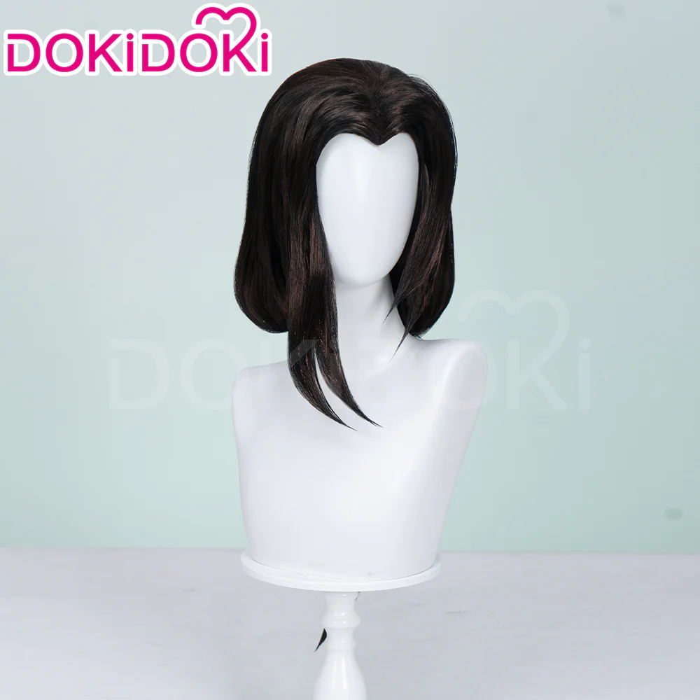 【Ready For Ship】Dokidoki Game Cosplay Woman Wig Long Straight Black Wig Hair Bundle Ponytail - Image 2