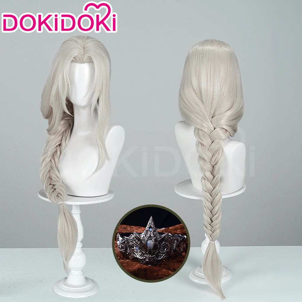【Wig Ready For Ship】DokiDoki Game Dark Souls III Cosplay Firekeeper Wig / Eye Mask - Image 2
