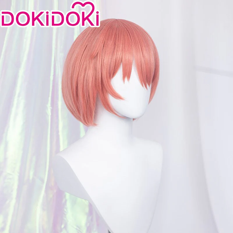 【Ready For Ship】DokiDoki Game Literature Club Cosplay Wig / Hairband Sayori Short Pink DDLC - Image 3