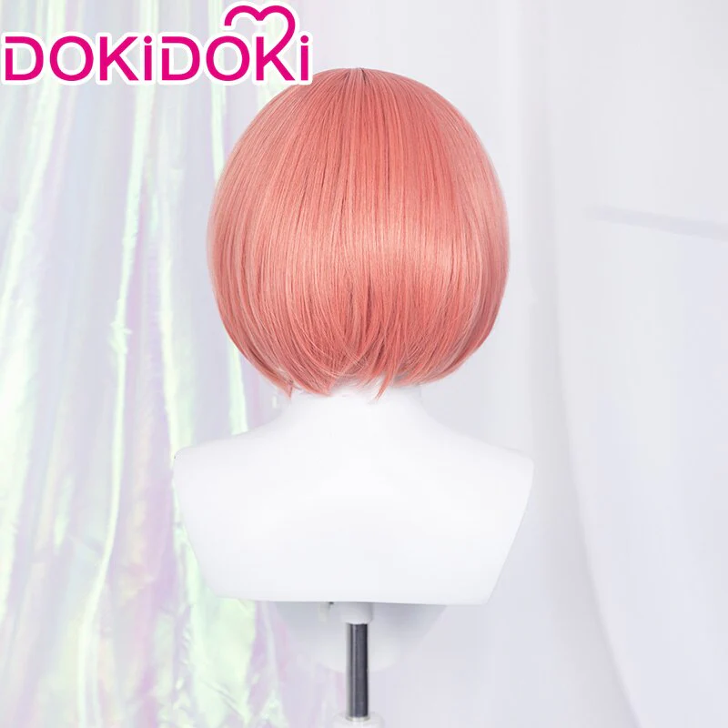 【Ready For Ship】DokiDoki Game Literature Club Cosplay Wig / Hairband Sayori Short Pink DDLC - Image 4