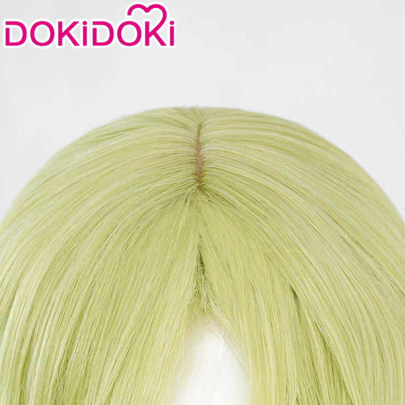 【Ready For Ship】DokiDoki Game Genshin Impact Cosplay Eremite Floral Ring Dancer Wig Long Green Braid - Image 3