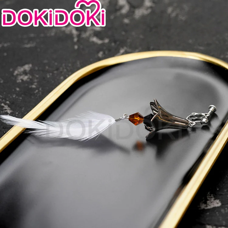 【Partially Ready For Ship】DokiDoki Game Genshin Impact Cosplay Halloween Zhongli Cosplay Earrings Zhong Li - Image 10
