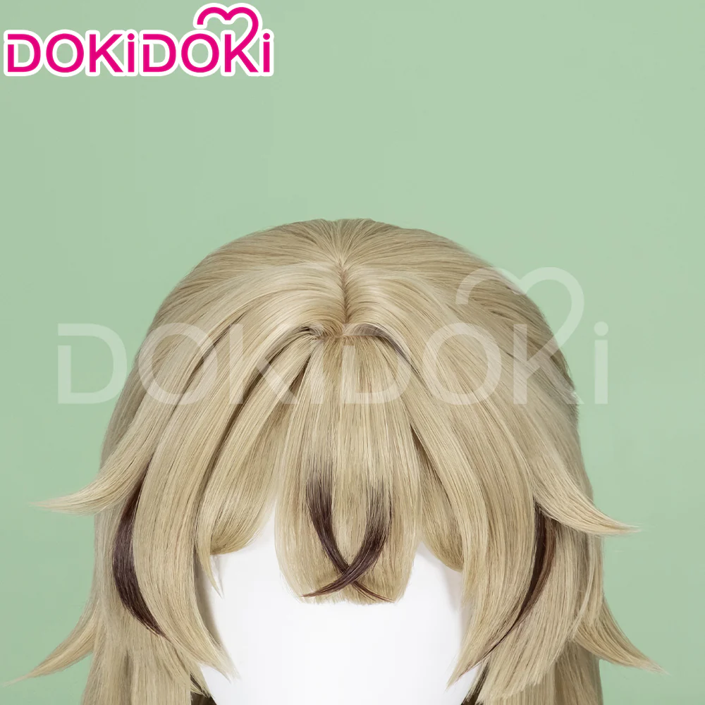 【Ready For Ship】DokiDoki Game Genshin Impact Cosplay Kirara Wig Long Straight Flaxen Brown Wig - Image 10