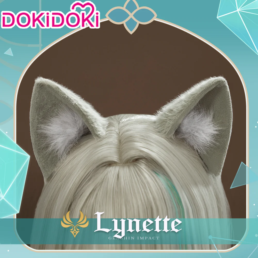 【Partially Ready For Ship】【Ears Electric /Normal Version】DokiDoki Game Genshin Impact Cosplay Lynette Ear / Tail Fontaine - Image 3