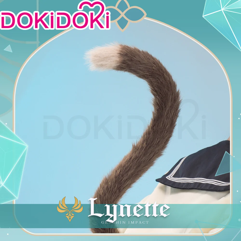 【Partially Ready For Ship】【Ears Electric /Normal Version】DokiDoki Game Genshin Impact Cosplay Lynette Ear / Tail Fontaine - Image 8
