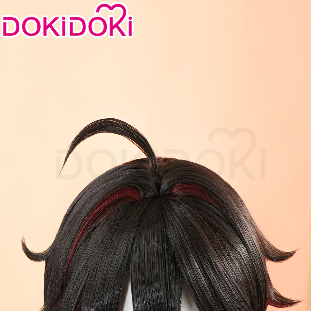 DokiDoki Game Genshin Impact GaMing Cosplay Wig Short Brown Ga Ming - Image 4