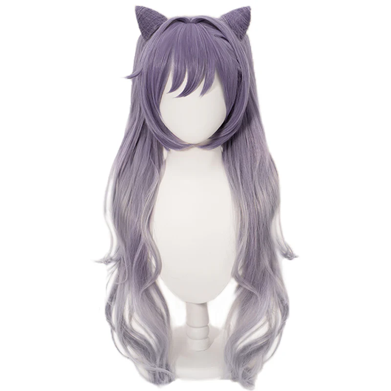 【Ready For Ship】DokiDoki Game Genshin Impact Keqing Cosplay Wig Ke Qing Gradient Ver - Image 6