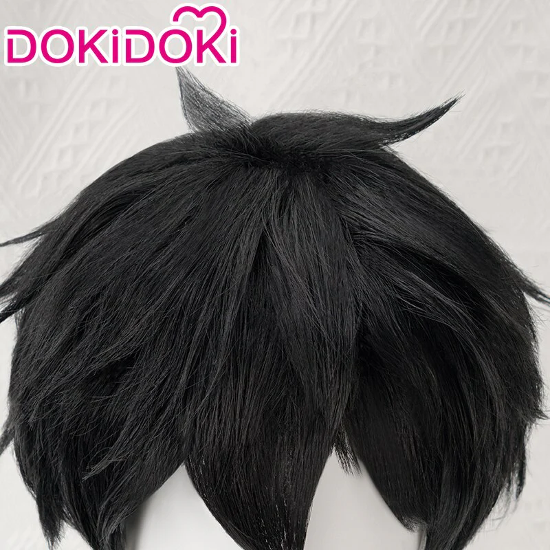 【Ready For Ship】DokiDoki Game Honkai: Star Rail Cosplay Dan Heng Cosplay Wig / Earrings Men Short Black Danheng - Image 4