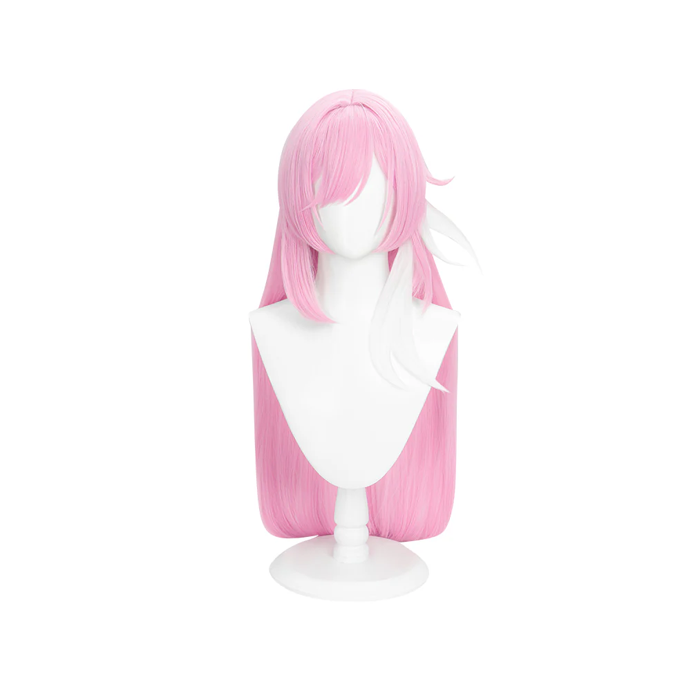 【Ready For Ship】DokiDoki Game Honkai Impact 3 Cosplay Elysia Cosplay Wig / Eyelashes Long Straight Pink Hair - Image 6