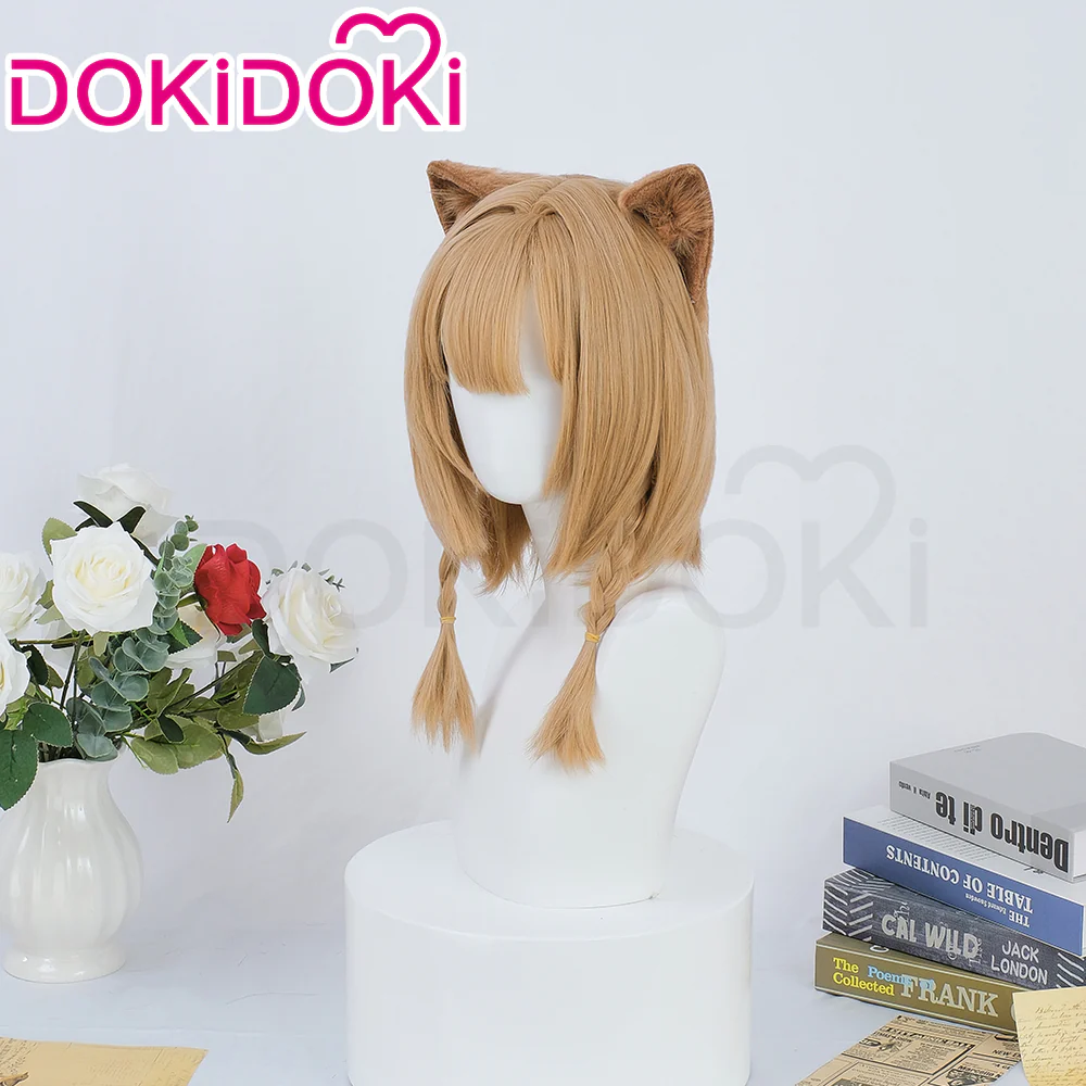 【Ready For Ship】DokiDoki Game Honkai Impact 3 Cosplay Pardofelis Cosplay Wig Short Flax - Image 3