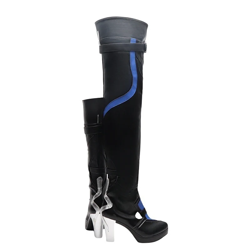 【In Stock】DokiDoki Game Honkai: Star Rail Cosplay Acheron Shoes - Image 4