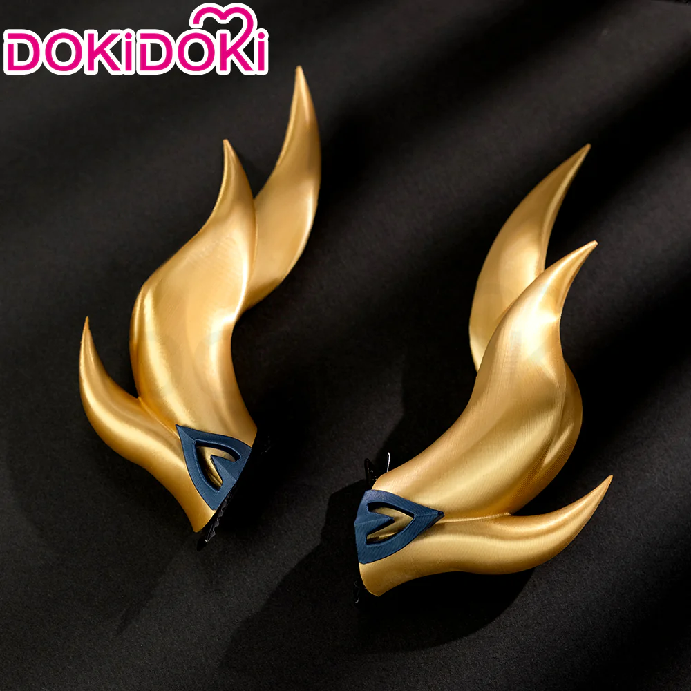 【Wig Ready For Ship】DokiDoki Game Honkai: Star Rail Cosplay Dan Heng Permansor Terrae Wig / Horn / Ear Clip Danheng Long Black Hair Accessory - Image 8
