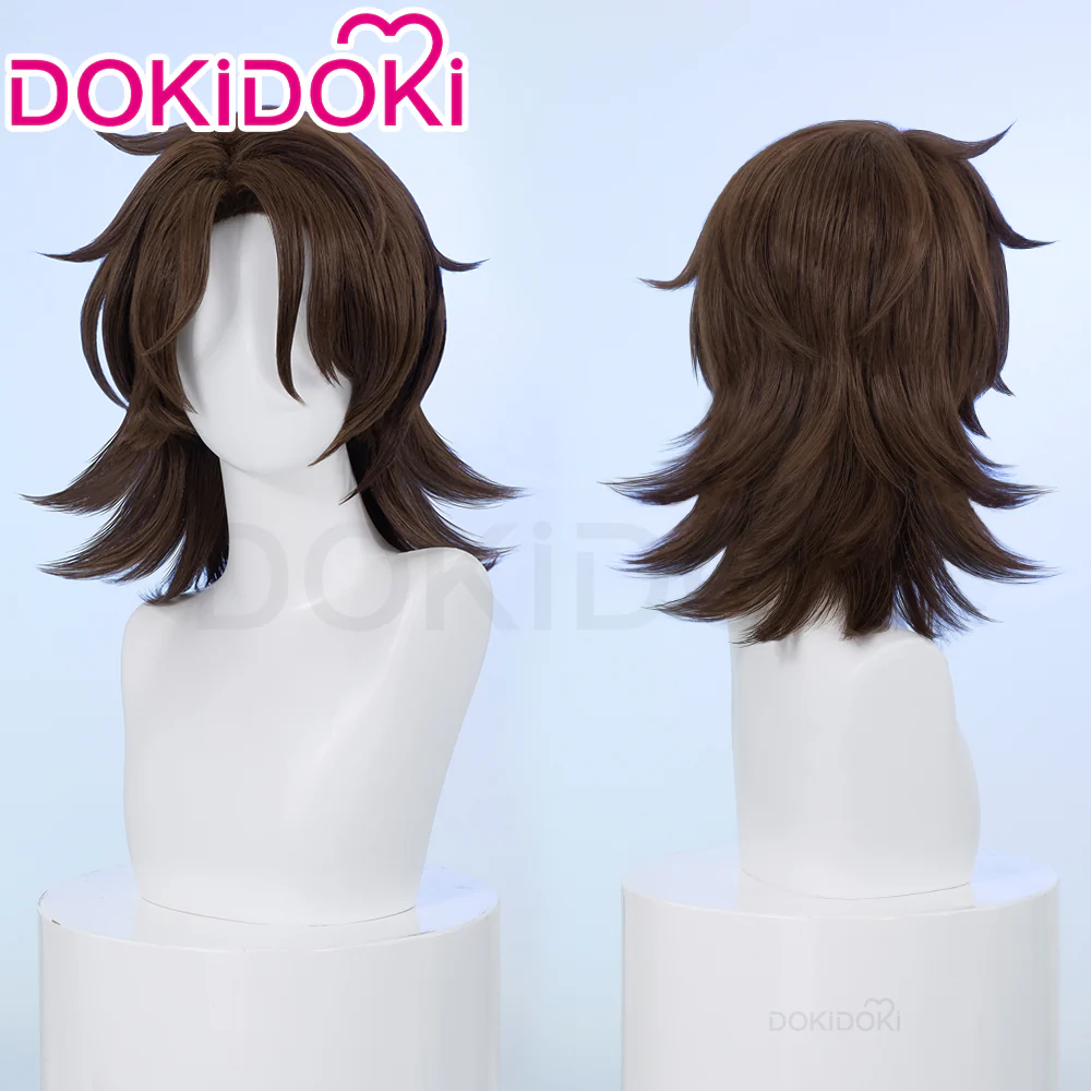 DokiDoki Game Honkai: Star Rail Cosplay Gallagher Wig Short Straight Blond Hair