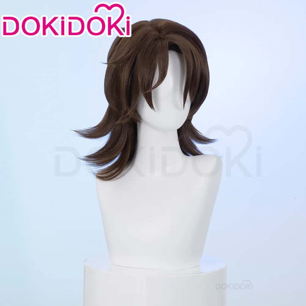 DokiDoki Game Honkai: Star Rail Cosplay Gallagher Wig Short Straight Blond Hair - Image 2