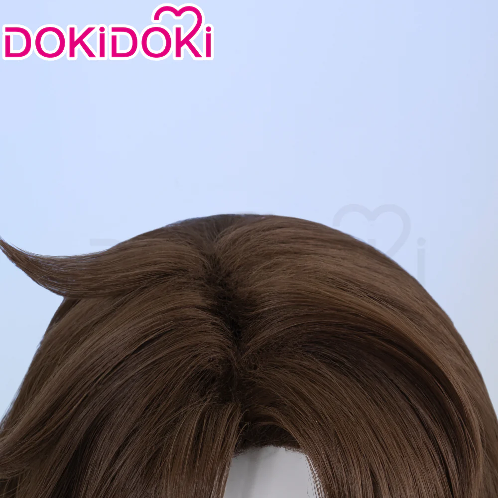 DokiDoki Game Honkai: Star Rail Cosplay Gallagher Wig Short Straight Blond Hair - Image 4