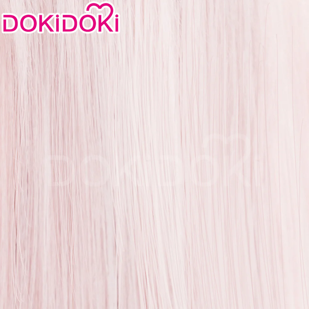 【Ready For Ship】DokiDoki Game Honkai: Star Rail Cosplay Jiaoqiu Wig Long Straight Pink Hair / Ear / Tial  Jiao Qiu - Image 6