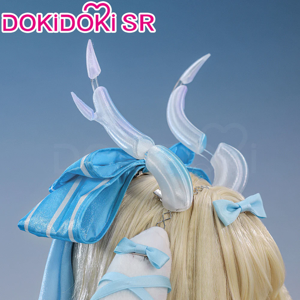 【Two Versions】DokiDoki-SR Game Honor of Kings Cosplay Yao Costume HOK Blue Dream - Image 8