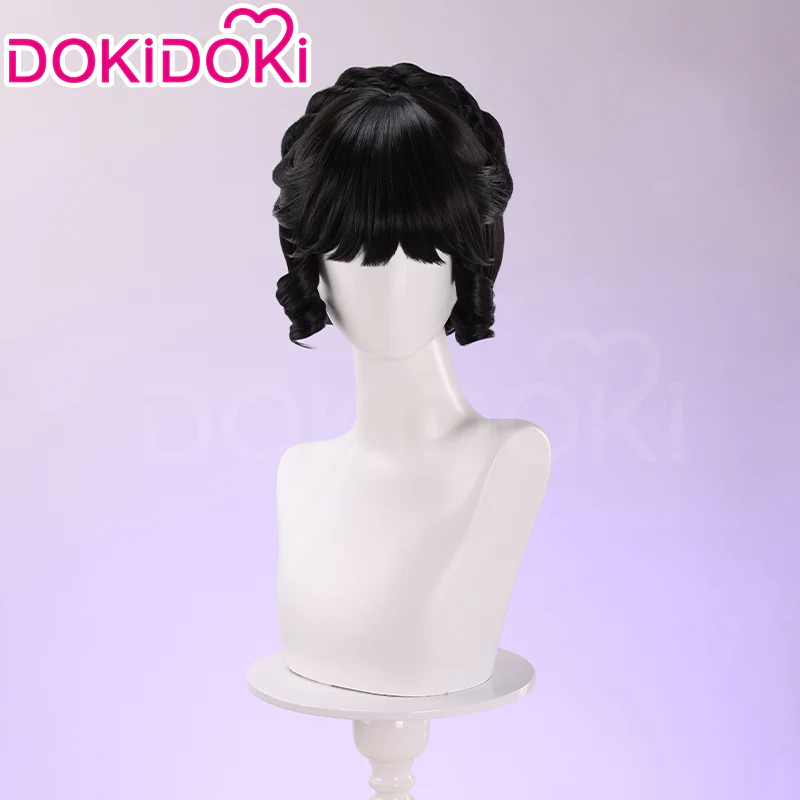 【Ready For Ship】DokiDoki Game Identity V Cosplay Bloody Queen Mary Costume Wig Curly Black Hair - Image 5