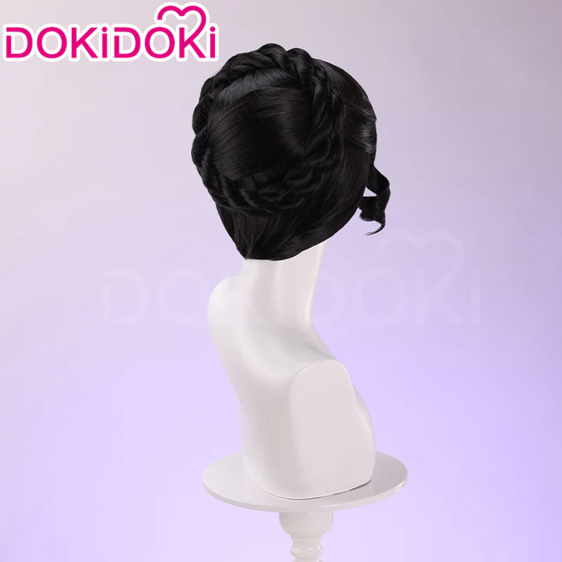 【Ready For Ship】DokiDoki Game Identity V Cosplay Bloody Queen Mary Costume Wig Curly Black Hair - Image 6