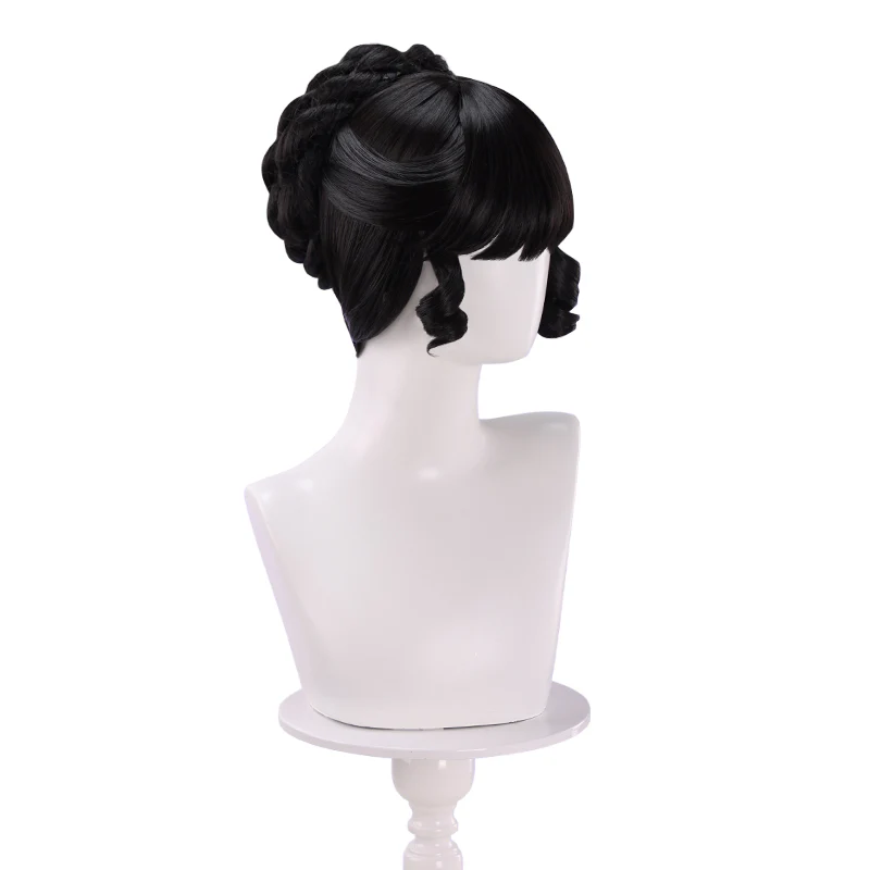 【Ready For Ship】DokiDoki Game Identity V Cosplay Bloody Queen Mary Costume Wig Curly Black Hair - Image 7