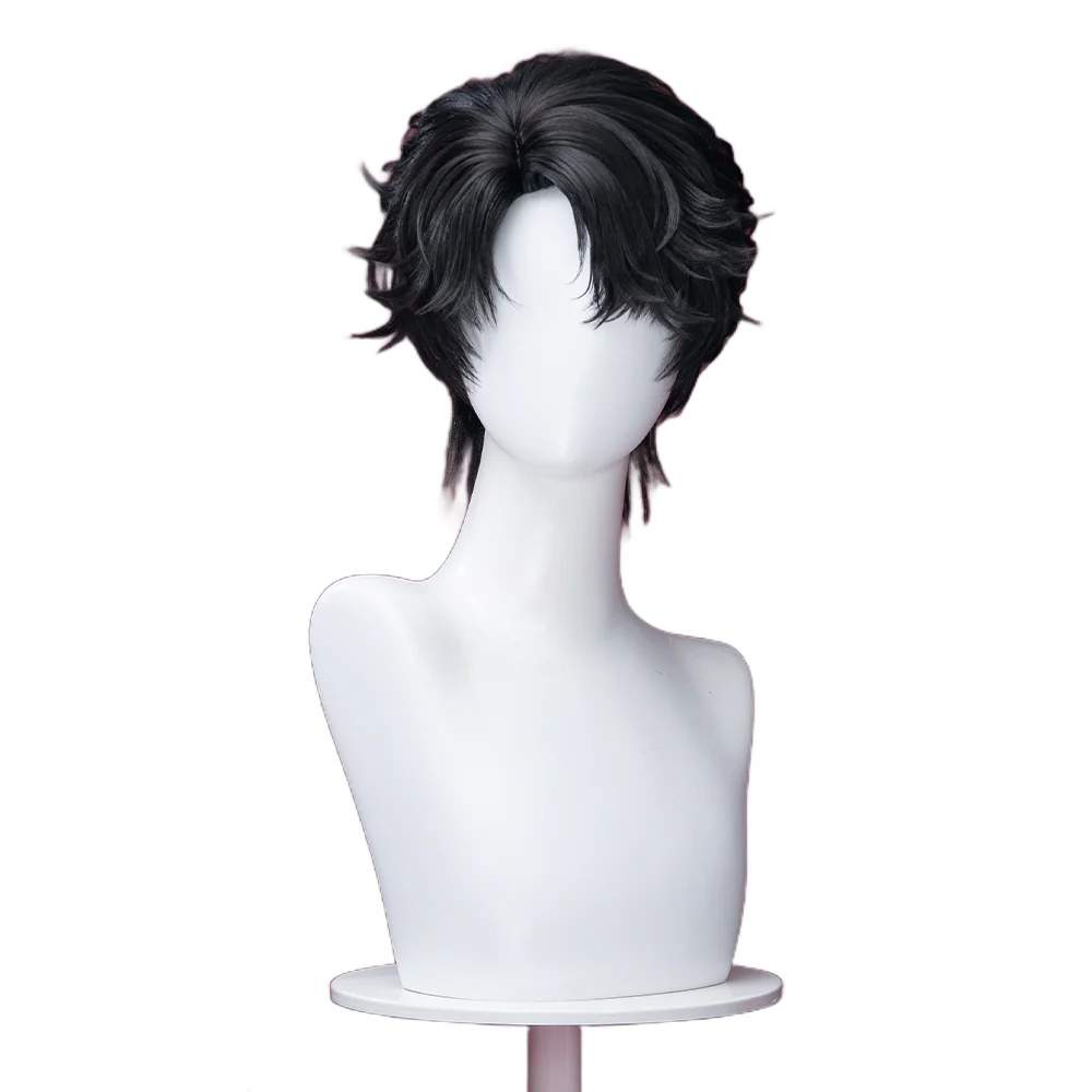 【Ready For Ship】DokiDoki Game Lord of the Mysteries Cosplay Klein Moretti Black Short Curly Wig - Image 11