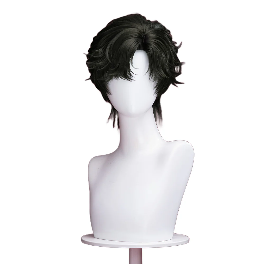 【Ready For Ship】DokiDoki Game Lord of the Mysteries Cosplay Klein Moretti Black Short Curly Wig - Image 5