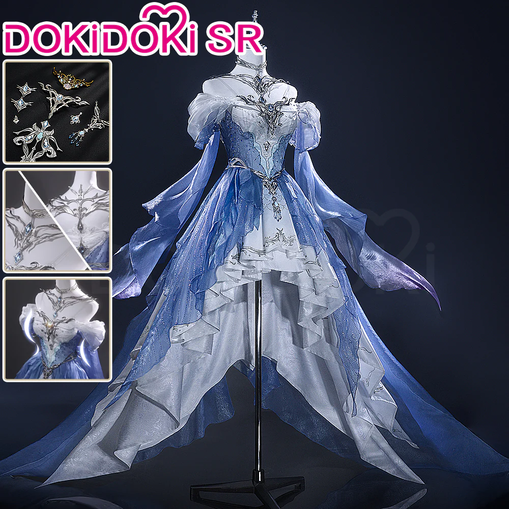DokiDoki-SR Game Love And Deepspace Cosplay Protagonist MC Costume Deepsea Waves Submerged Eclipse Rafayel