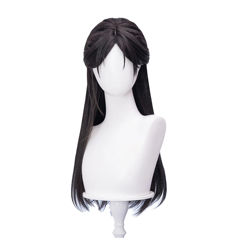 【Partially Ready For Ship】DokiDoki Game Love And Deepspace Cosplay Protagonist MC Wedding Wig / Veil / Headwear Xavier / Sylus / Zayne / Rafayel / Caleb Black Hair Buns - Image 18