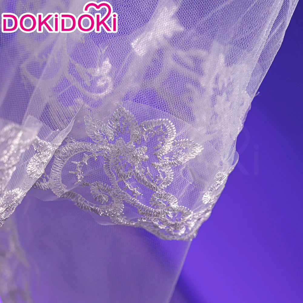 【Partially Ready For Ship】DokiDoki Game Love And Deepspace Cosplay Protagonist MC Wedding Wig / Veil / Headwear Xavier / Sylus / Zayne / Rafayel / Caleb Black Hair Buns - Image 41