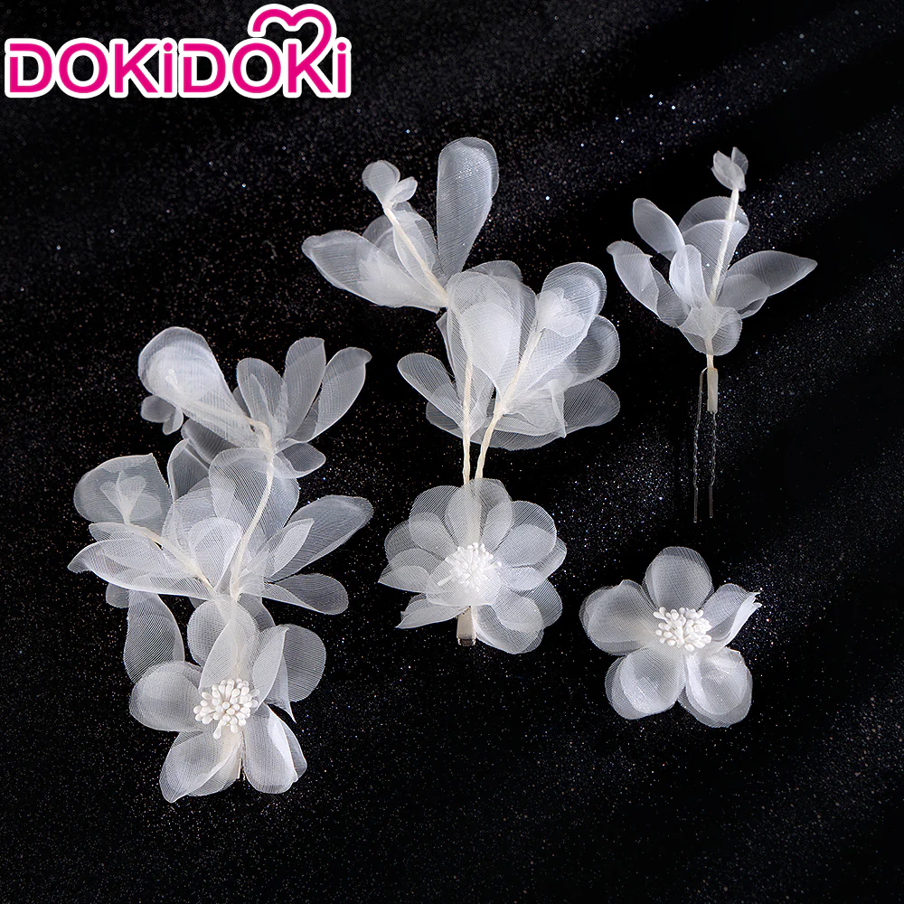 【Partially Ready For Ship】DokiDoki Game Love And Deepspace Cosplay Protagonist MC Wedding Wig / Veil / Headwear Xavier / Sylus / Zayne / Rafayel / Caleb Black Hair Buns - Image 44