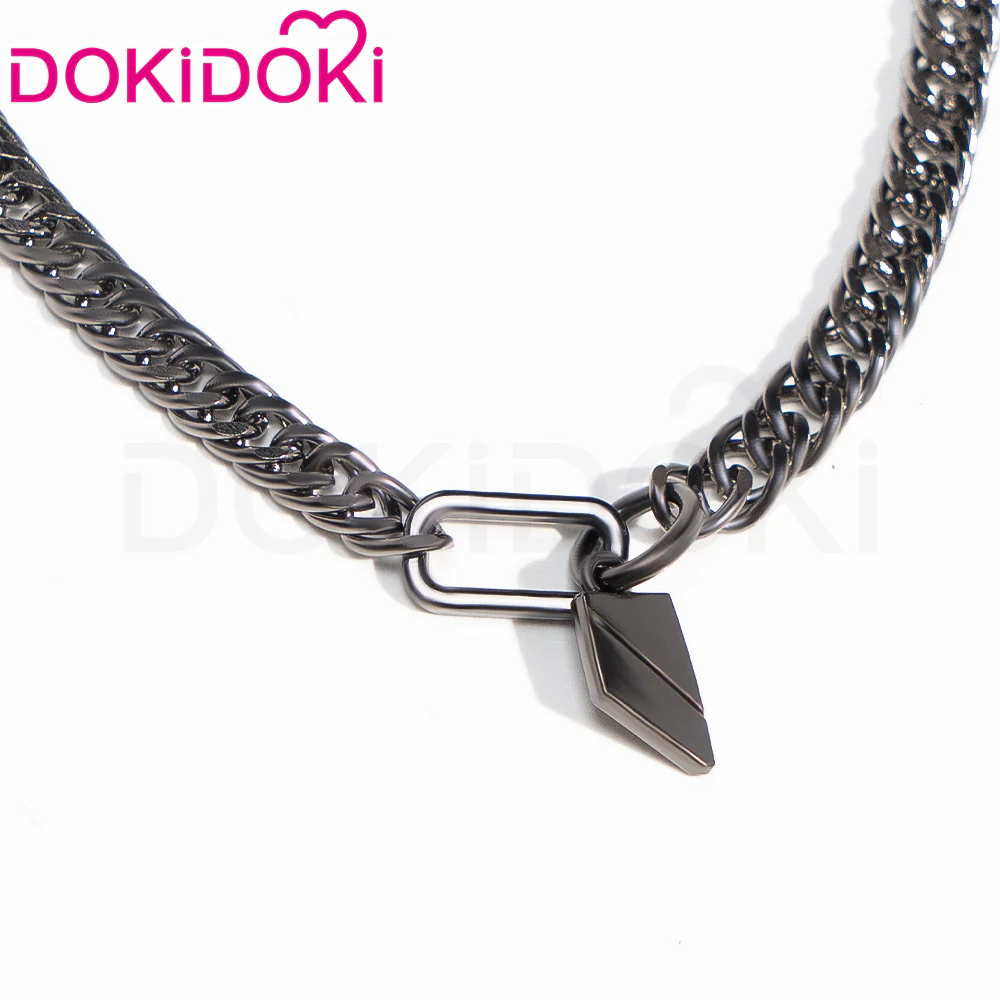 【Partially Ready For Ship】DokiDoki Game Love and Deepspace Cosplay Rafayel Wig / Ear Clip / Necklace Short Purple Hair Mullet Tidal Surge - Image 28