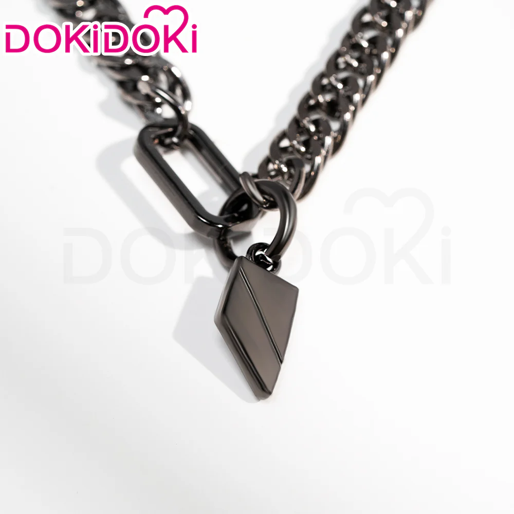 【Partially Ready For Ship】DokiDoki Game Love and Deepspace Cosplay Rafayel Wig / Ear Clip / Necklace Short Purple Hair Mullet Tidal Surge - Image 29