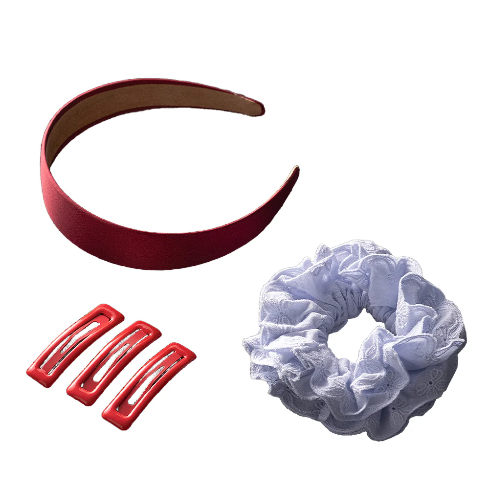 【Partially Ready For Ship】DokiDoki Game MiSide Cosplay Mita Wig / Scrunchies / Hairband / Hair Clips / Hat Long Curly Dark Purple Hair Twin Ponytails - Image 26