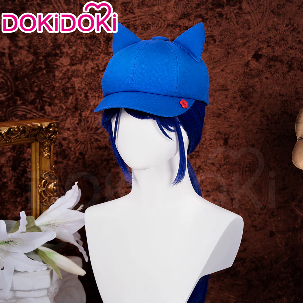 【Partially Ready For Ship】DokiDoki Game MiSide Cosplay Mita Wig / Scrunchies / Hairband / Hair Clips / Hat Long Curly Dark Purple Hair Twin Ponytails - Image 27