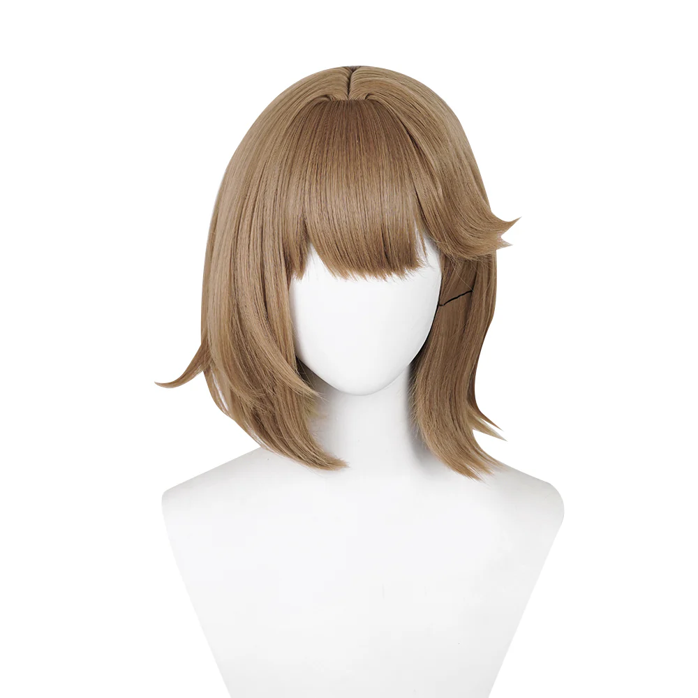 DokiDoki Game Reverse:1999 Cosplay Regulus Wig Short Straight Brown Hair - Image 4