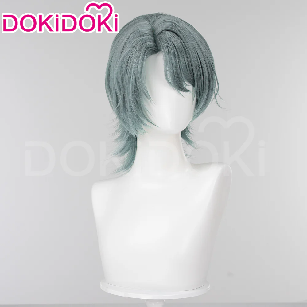 【Ready For Ship】DokiDoki Game Tou Qi Cosplay Liu Qingcheng Wig Short Hair Liu Qing Cheng - Image 3