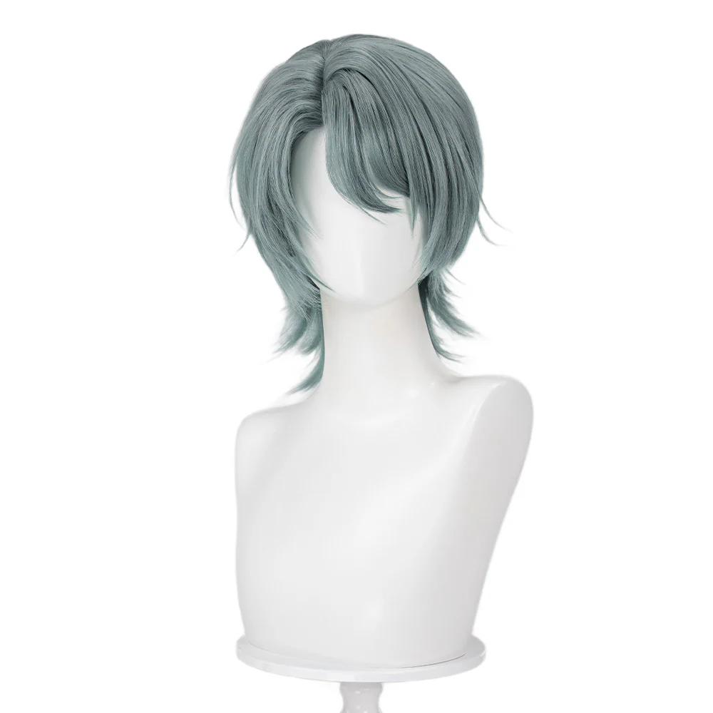 【Ready For Ship】DokiDoki Game Tou Qi Cosplay Liu Qingcheng Wig Short Hair Liu Qing Cheng - Image 5