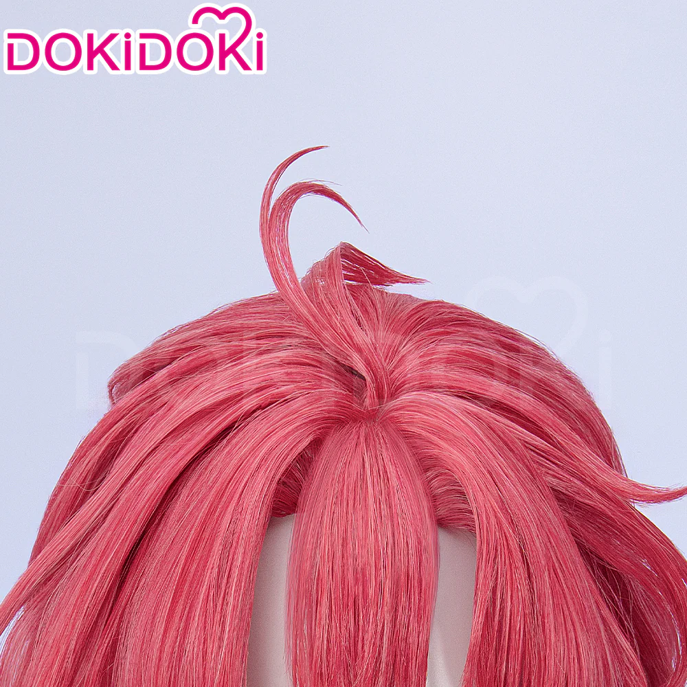 【Ready For Ship】DokiDoki Game Wuthering Waves Cosplay Ciaccona Wig Short Curly Red Hair / Hair Accessory - Image 8