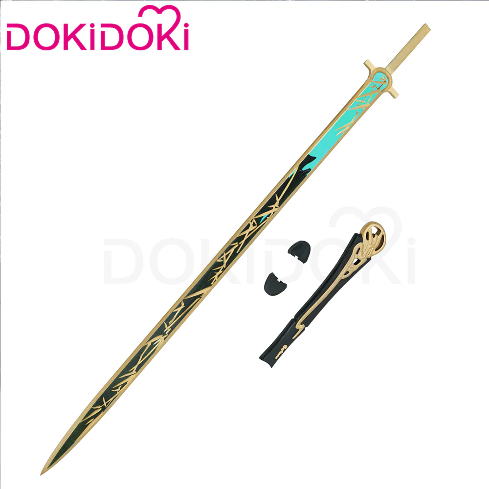 【In Stock】DokiDoki Game Wuthering Waves Cosplay Qiuyuan Prop Sword / Scabbard / Bamboo Pole / Bamboo Flask Qiu Yuan - Image 6