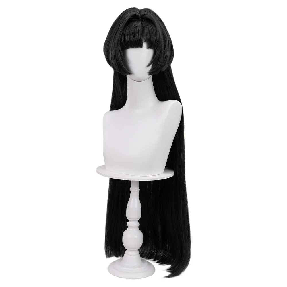 【Wig Ready For Ship】DokiDoki Game Zenless Zone Zero Cosplay Astra Yao Wig / Earrings / Ear Clips Long Straight Black / Green Hair ZZZ Yao Jiayin - Image 7