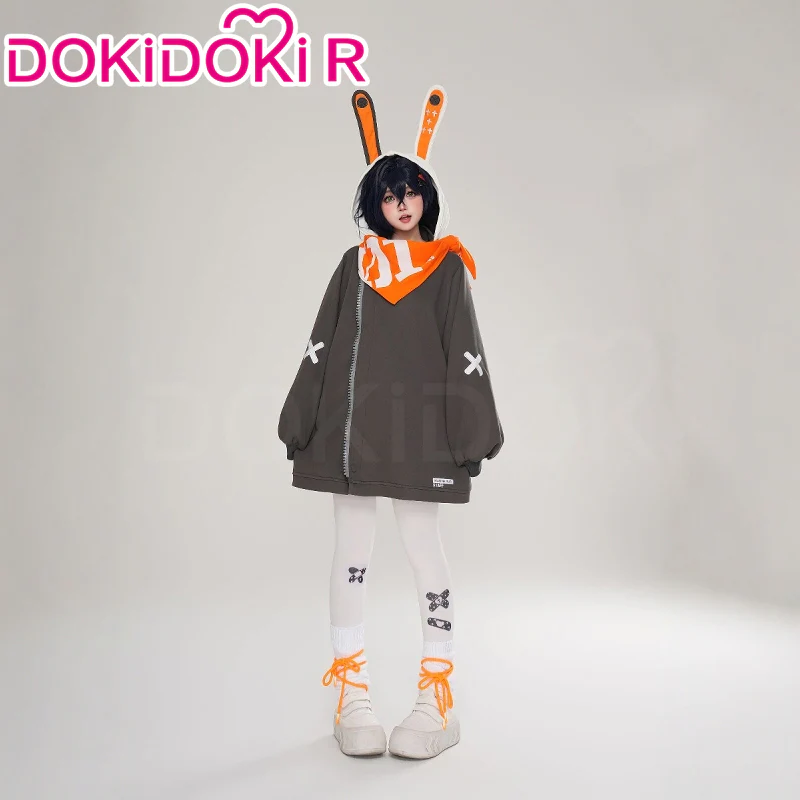 【Size S-2XL】DokiDoki-R Game Zenless Zone Zero Cosplay Bangboo Eous / Sharkboo Costume / Pnats Doujin Hoodie Coat ZZZ Casual Wear - Image 2