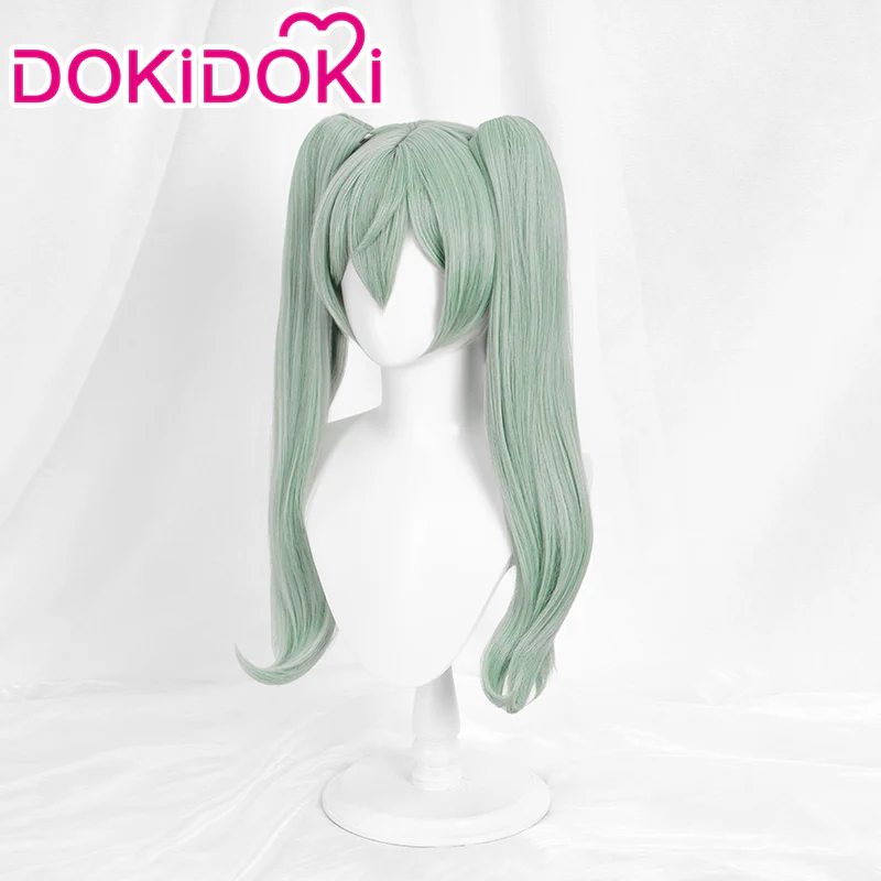【Ready For Ship】DokiDoki Game Zenless Zone Zero Cosplay Corin Cosplay Wig Long Light Green - Image 2