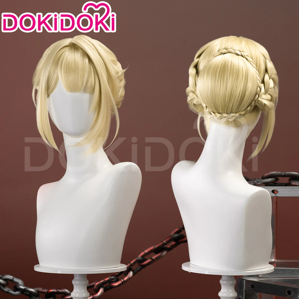 【Ready For Ship】DokiDoki Game Zenless Zone Zero Cosplay Evelyn Wig Short Straight Blonde Hair ZZZ Evelyn Chevalier - Image 2