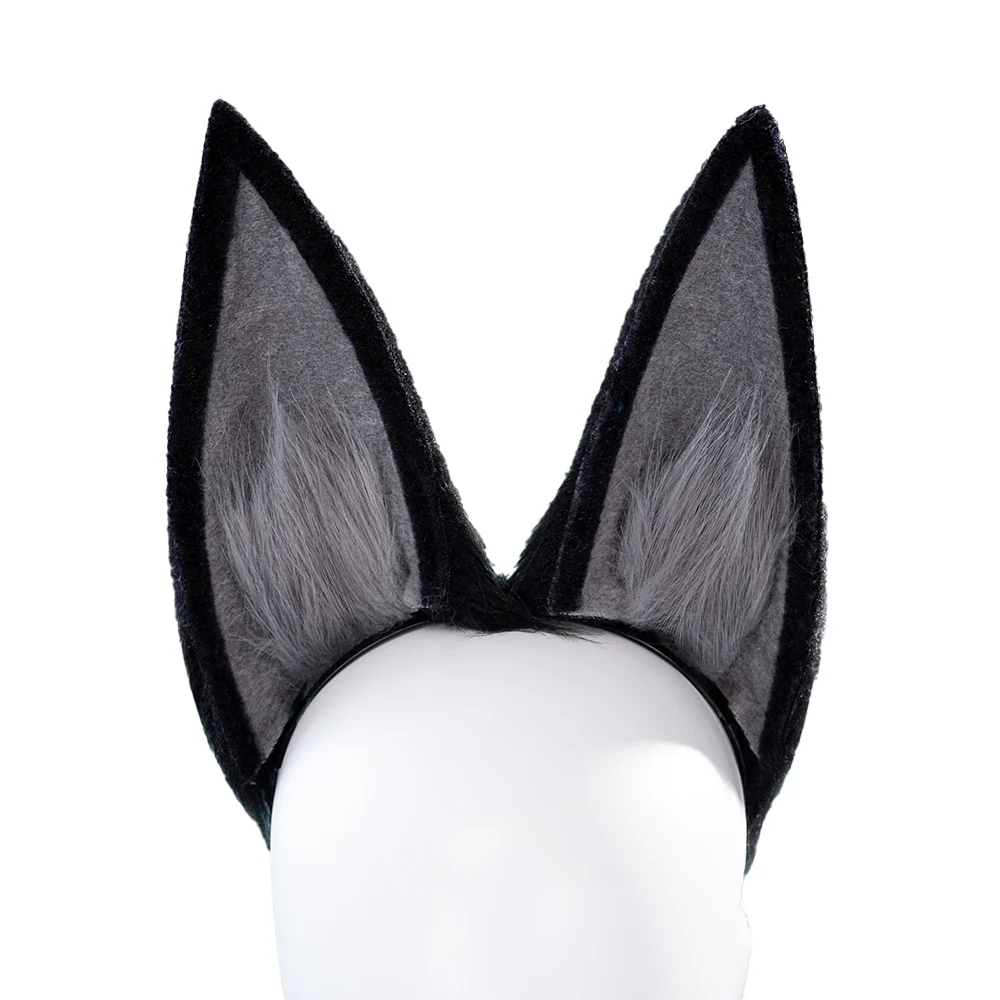 【Ready For Ship】DokiDoki Game Zenless Zone Zero Cosplay  Hoshimi Miyabi Cosplay Wig / Ears Long Straight Black - Image 10