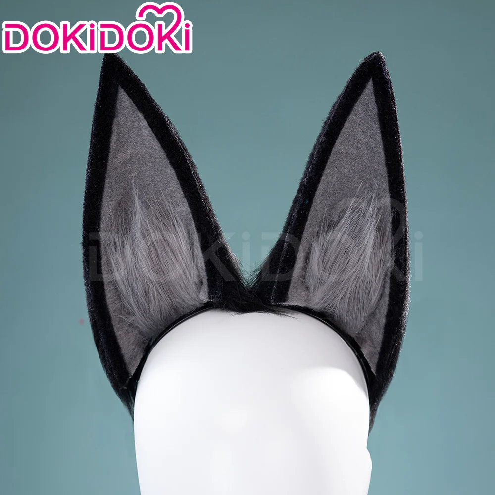 【Ready For Ship】DokiDoki Game Zenless Zone Zero Cosplay  Hoshimi Miyabi Cosplay Wig / Ears Long Straight Black - Image 6