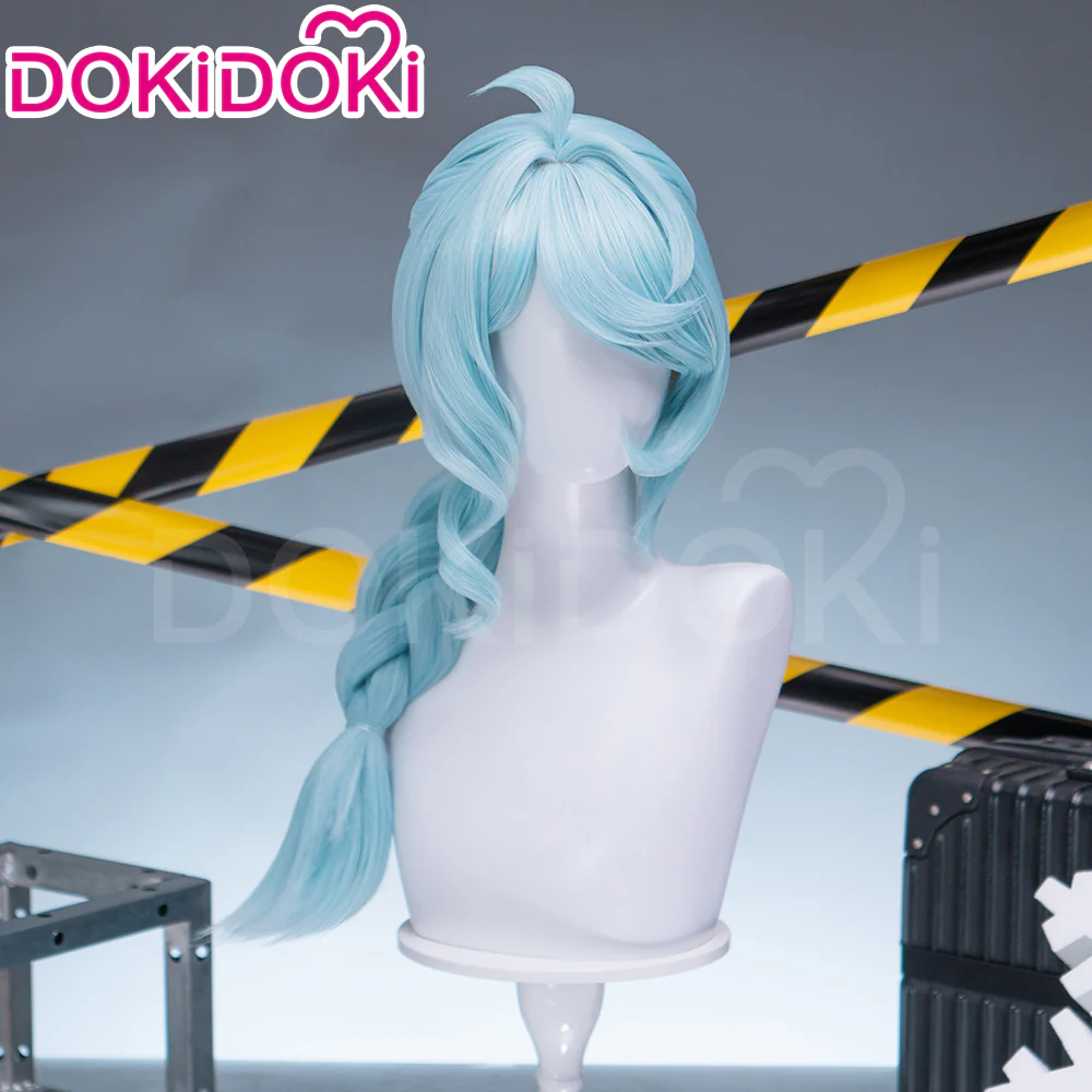 【Ready For Ship】DokiDoki Game Zenless Zone Zero Cosplay Seed Wig Blue Long Hair ZZZ - Image 3