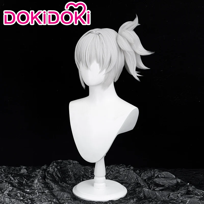 【White Ver Ready For Ship】DokiDoki Game Zenless Zone Zero Cosplay Soldier 11 Cosplay Wig Short Silver - Image 8