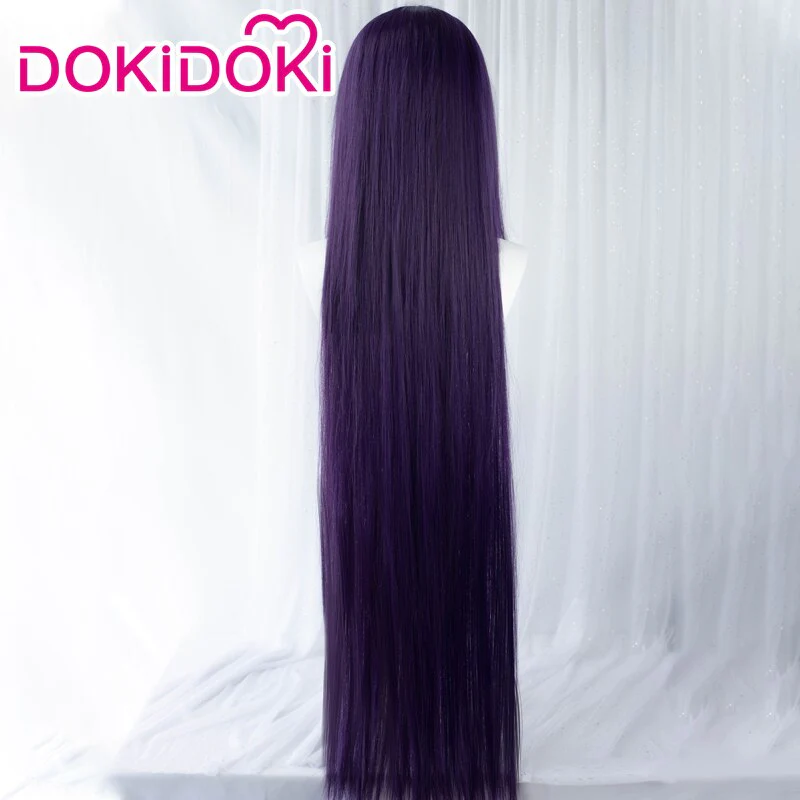 【Ready For Ship】DokiDoki Hololive English Cosplay Ninomae Ina’nis Wig Cute Women Long Purple Straight - Image 3